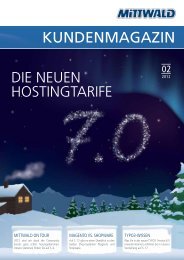 PDF der Ausgabe 2/12 - Mittwald CM Service GmbH & Co. KG