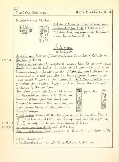 Denkmaeler aus Aegypten und Aethiopien nach den zeichnungen ...