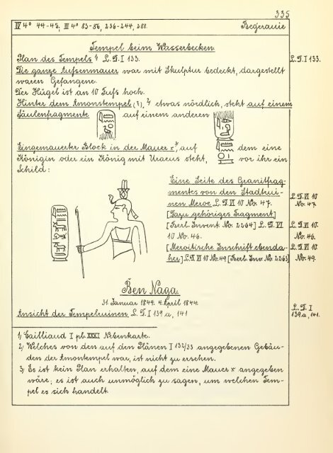 Denkmaeler aus Aegypten und Aethiopien nach den zeichnungen ...