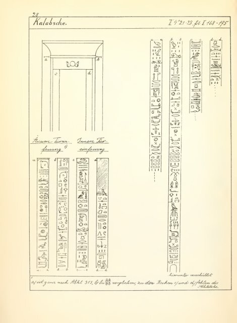 Denkmaeler aus Aegypten und Aethiopien nach den zeichnungen ...