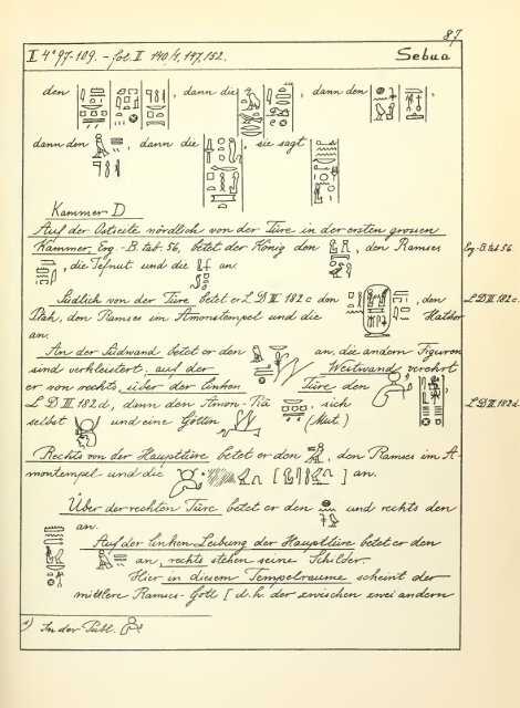 Denkmaeler aus Aegypten und Aethiopien nach den zeichnungen ...