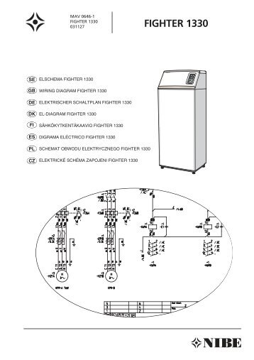 FIGHTER 1330 - Schemat elektrycznyHit! - Nibe - Biawar