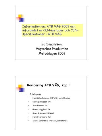 Information om ATB VÄG revision 2002 - Asfaltskolan