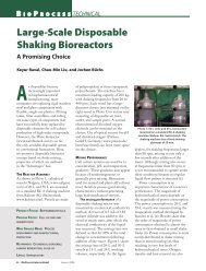 Large-Scale Disposable Shaking Bioreactors: A Promising Choice