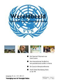 Wereldbeeld 2011-01 - Vereniging voor Verenigde Naties