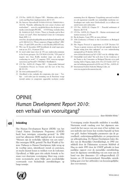 Wereldbeeld 2011-01 - Vereniging voor Verenigde Naties