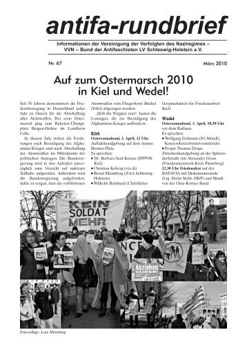 antifa-rundbrief 67 (3/2010) - VVN-BdA Schleswig-Holstein