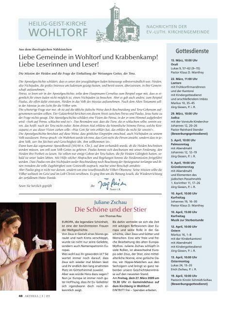 März 2009 - Geesthachter Anzeiger