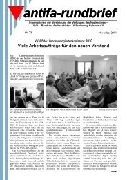 antifa-rundbrief 73 - VVN-BdA Schleswig-Holstein