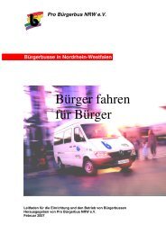 Pro Bürgerbus NRW - CDU-Gemeindeverband Bestwig