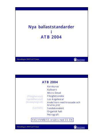 Nya krav på ballast (pdf 50 kB) - Asfaltskolan