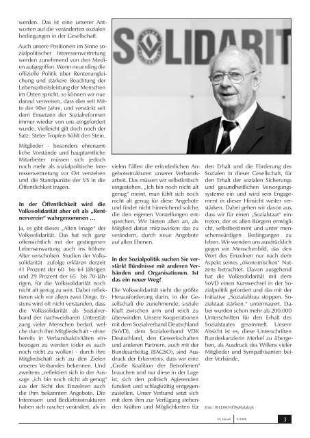 Stadtverband Chemnitz e.V. Magazin für Mitglieder und Freunde der ...