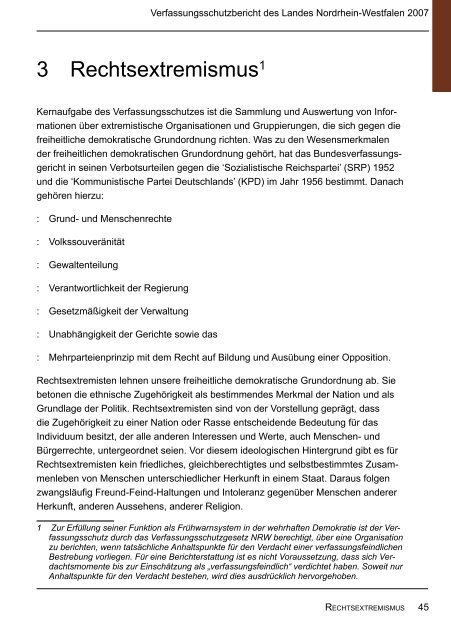 Bericht des Verfassungsschutzes über das Jahr 2007 - MIK NRW