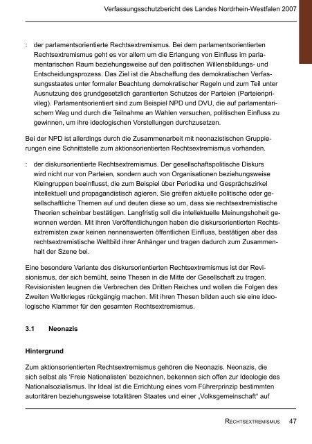 Bericht des Verfassungsschutzes über das Jahr 2007 - MIK NRW