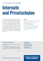 Internate und Privatschulen - FAZ.net