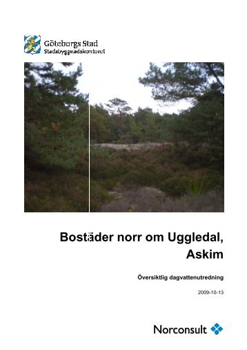 Dagvattenutredning pdf, 2 994 kB - Göteborg