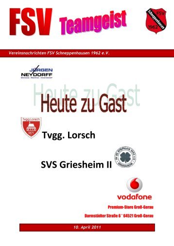 Junioren (13.00 Uhr) - FSV Schneppenhausen