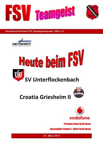 Ausgabe 27. März 2011 - FSV Schneppenhausen