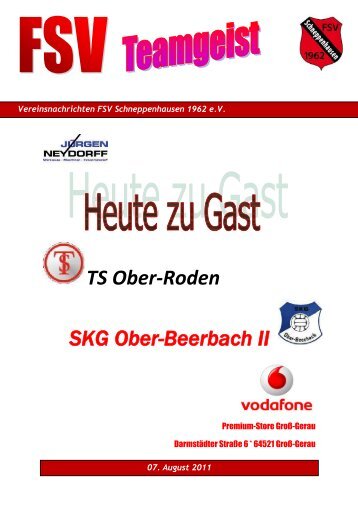 TS Ober-Roden SKG Ober-Beerbach II - FSV Schneppenhausen