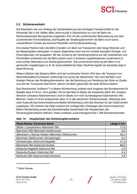 Stärken-Schwächen-Analyse für den Logistikstandort Baden ...