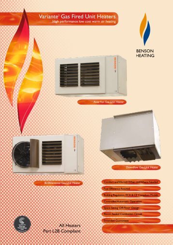 Variante2 Gas Fired Unit Heaters