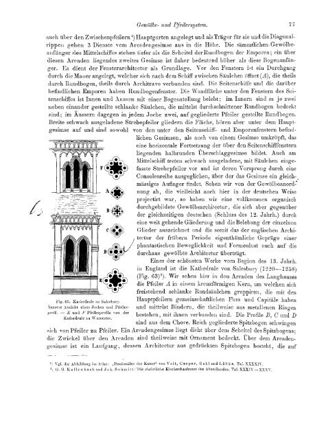 Gewölbe- and Pfeilersystem.