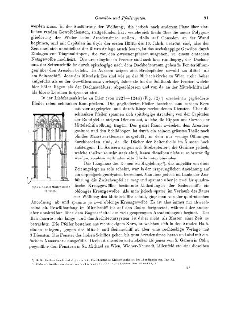 Gewölbe- and Pfeilersystem.