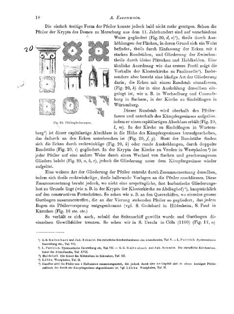 Gewölbe- and Pfeilersystem.