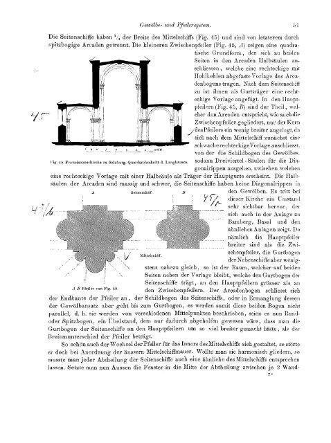 Gewölbe- and Pfeilersystem.