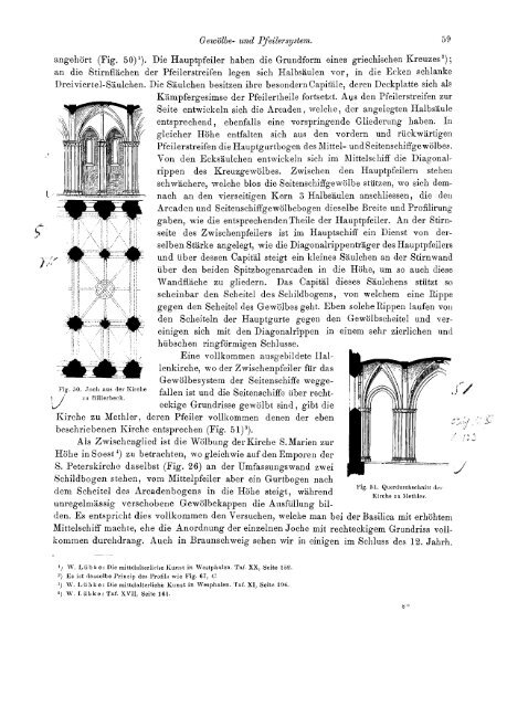 Gewölbe- and Pfeilersystem.