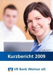 Kurzbericht 2009 - VR Bank Weimar eG