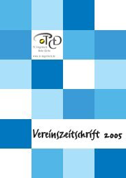 Vereinszeitschrift 2005 - TC Degerloch