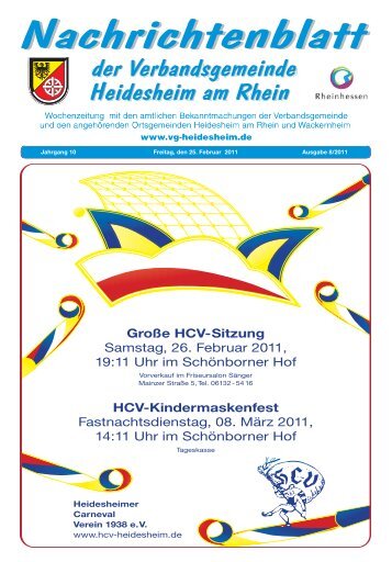 h ein - Verbandsgemeinde Heidesheim