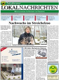 Ausgabe 01.2010 - Berliner Lokalnachrichten