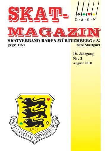 Skatmagazin August 2010 - DSkV