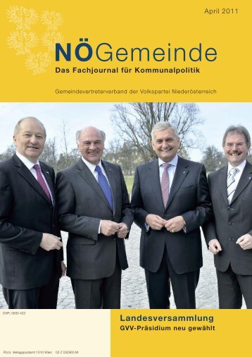 3) NÖ Gemeinde April 2011 - Gemeindevertreterverband der VP ...