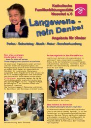 kinderprogramm 2-2009 Heft A5 - Katholische ...