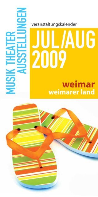 MUSIK .THEATER . AUSSTELLUNGEN - Weimarer Land