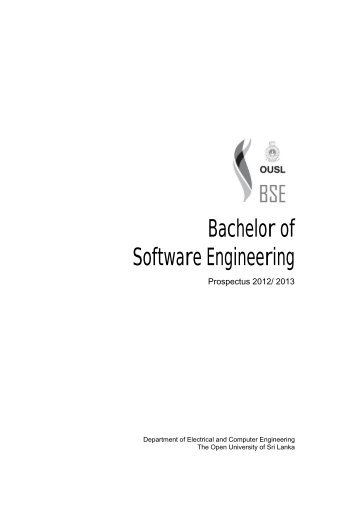 Bachelor of Software Engineering (BSE) Programme - The Open ...