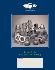 Dixon Bayco Dry Bulk 2008 catalog - Dixon Group Canada Limited