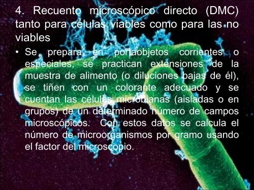 Determinación de coliformes: Método del NMP.