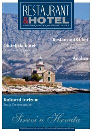 Obiteljski hotel Kulturni turizam Analiza Restaurant&Chef