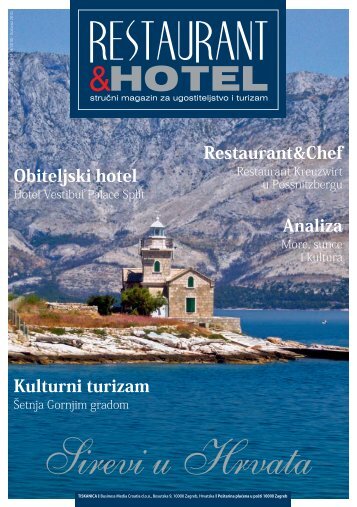 Obiteljski hotel Kulturni turizam Analiza Restaurant&Chef