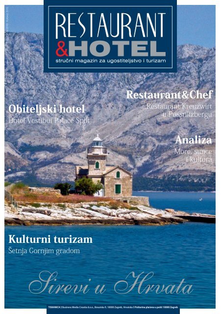 Obiteljski hotel Kulturni turizam Analiza Restaurant&Chef