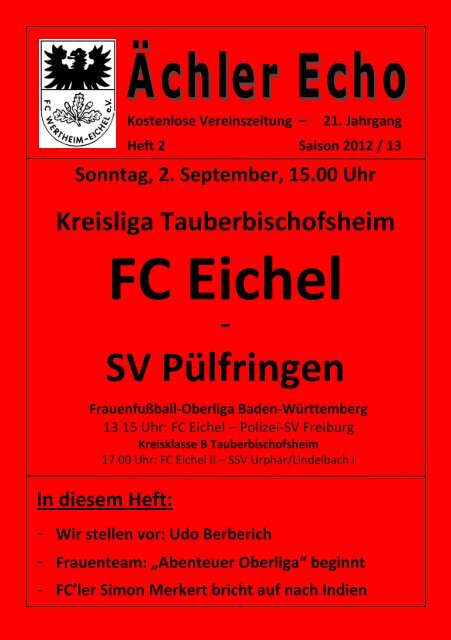 SV Pülfringen - FC Eichel