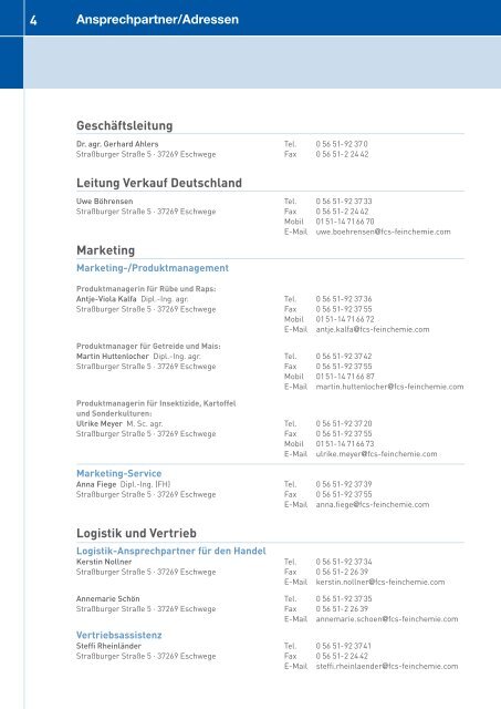 Fungizide - Feinchemie Schwebda GmbH