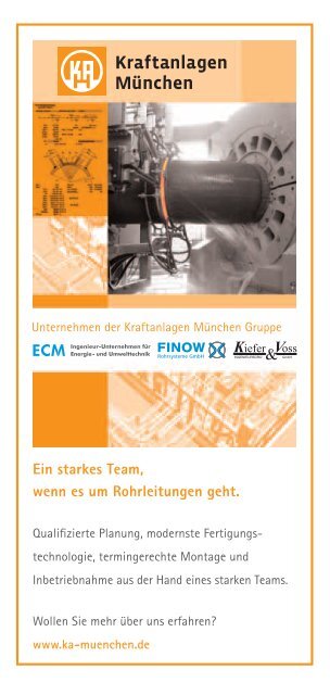 26. FDBR-Fachtagung Rohrleitungstechnik 22. und 23. März 2011