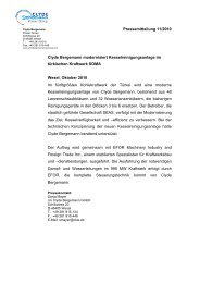Clyde Bergemann modernisiert Kesselreinigungsanlage im ... - FDBR