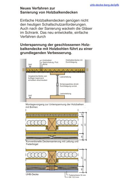 Wie Viel Gewicht Trägt Eine Holzbalkendecke Neues Verfahren