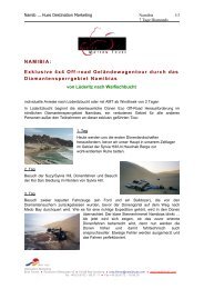 NAMIBIA: Exklusive 4x4 Off-road Geländewagentour ... - NamibHues